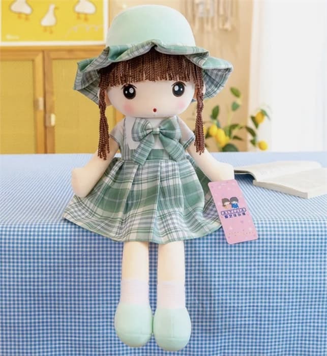 Мягкая игрушка Кукла 45 см Зеленая