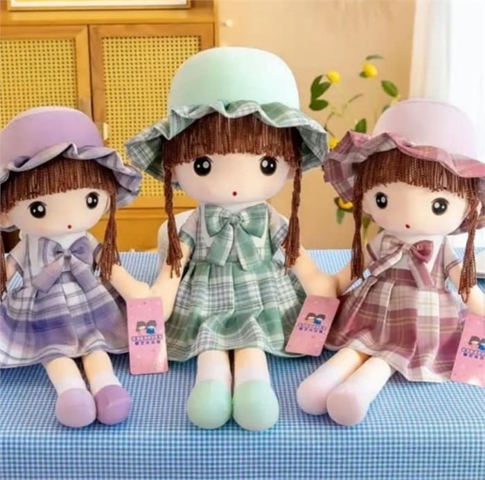 Мягкая игрушка Кукла 45 см Зеленая