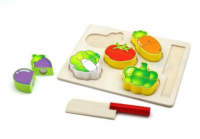 Овощи разрезные на липучке 5+1