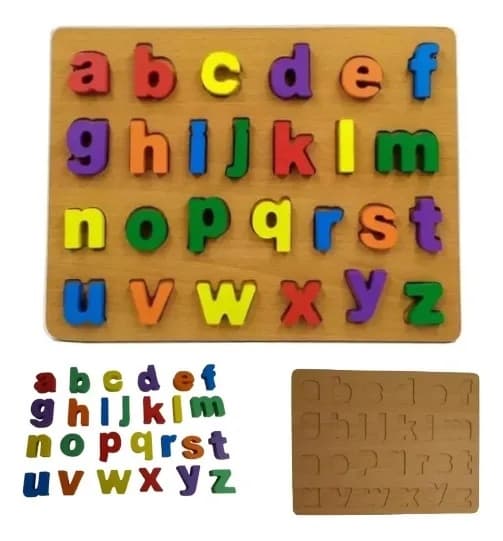 Вкладыш алфавит английский маленькие буквы 0725