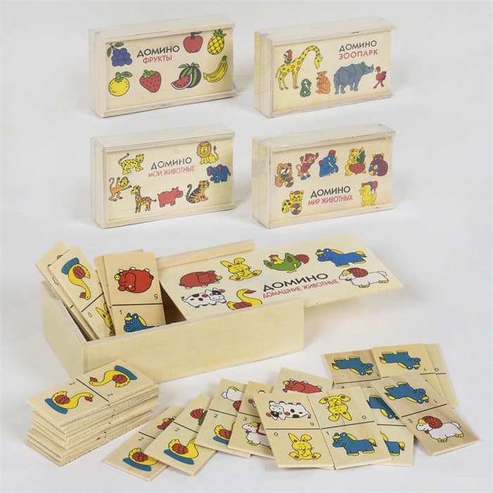 Детское домино разные