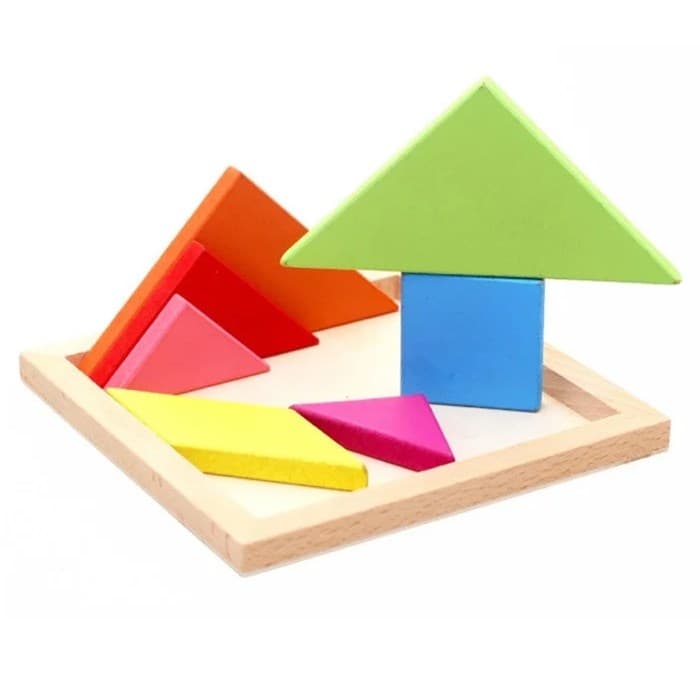 Головоломка Танграм толстый 14*14