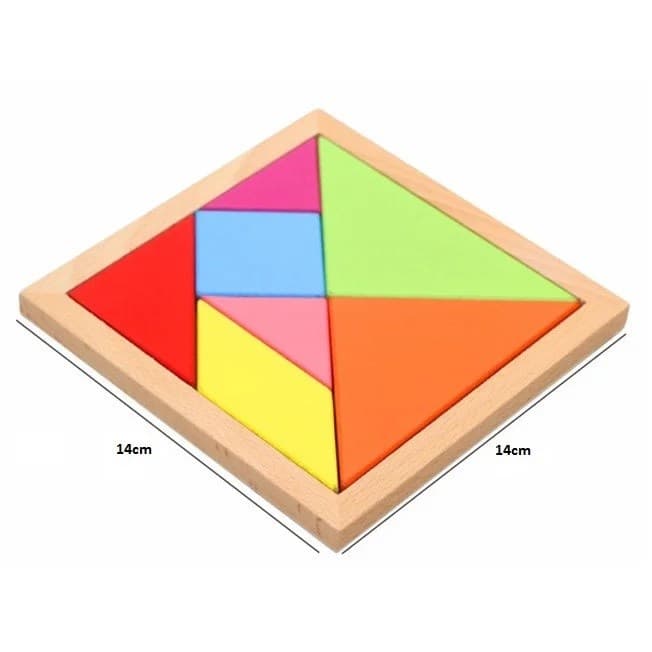 Головоломка Танграм толстый 14*14