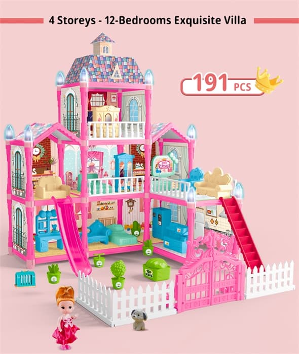 Кукольный домик Барби 191 дет 636-4