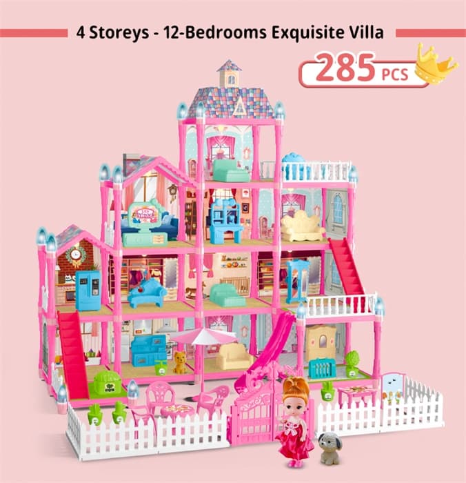 Кукольный домик Барби из 13 комнат 285 дет 636-7