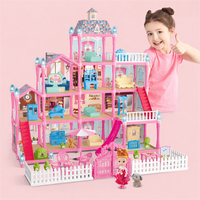 Кукольный домик Барби из 13 комнат 285 дет 636-7