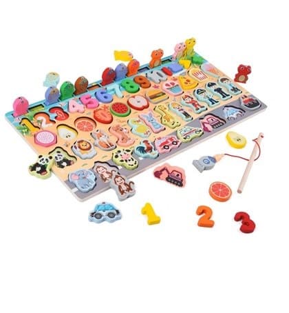 Доска логическая Фигурный логарифмический лист 3 в 1