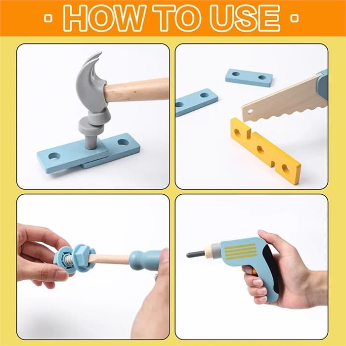 Набор деревянный Юный Строитель