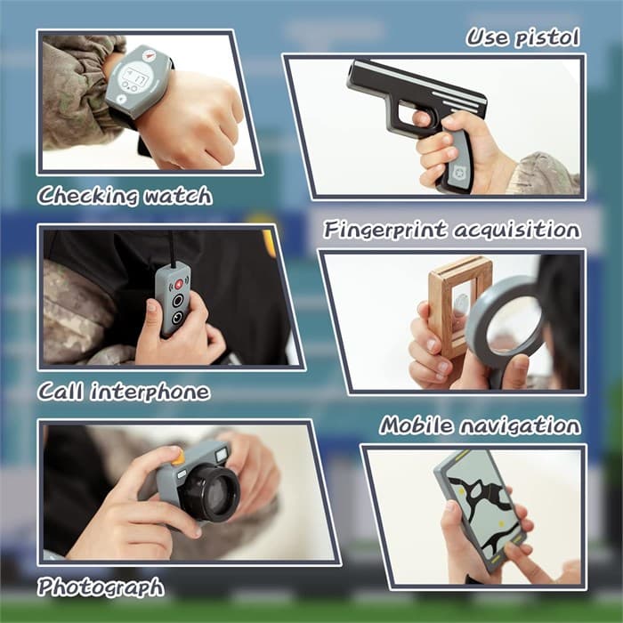 Набор деревянный Полицейский