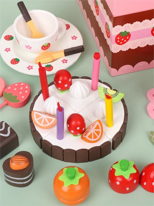 Игровой набор Торт на День Рождения. Розовый KBQ-2019033