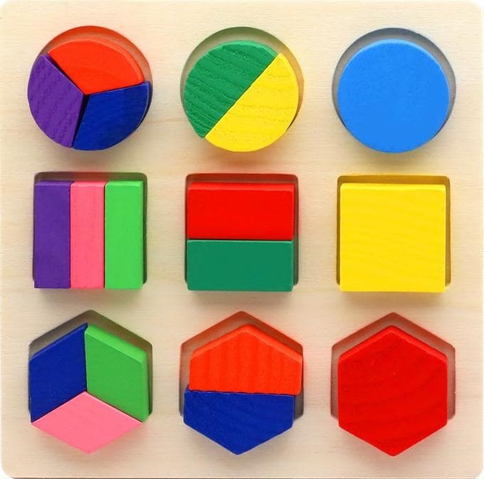 Логический планшет Дроби