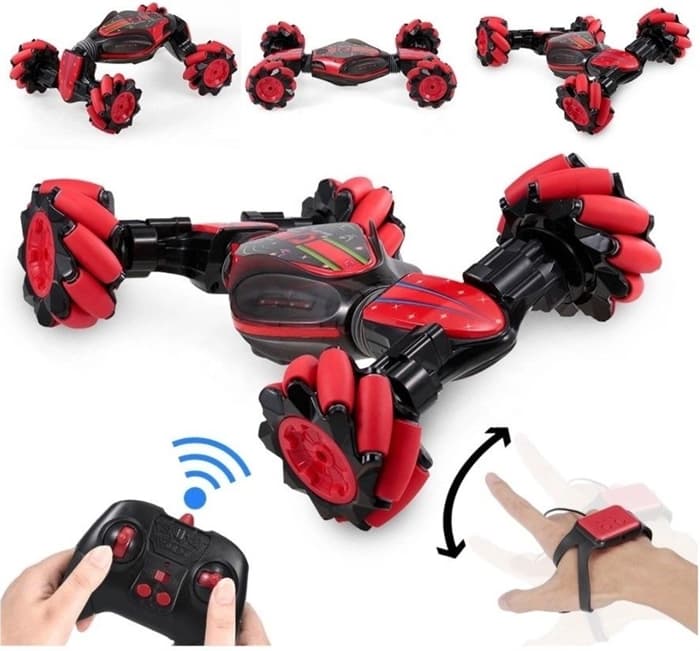 Машинка на радиоуправлении Перевертыш красный 10243