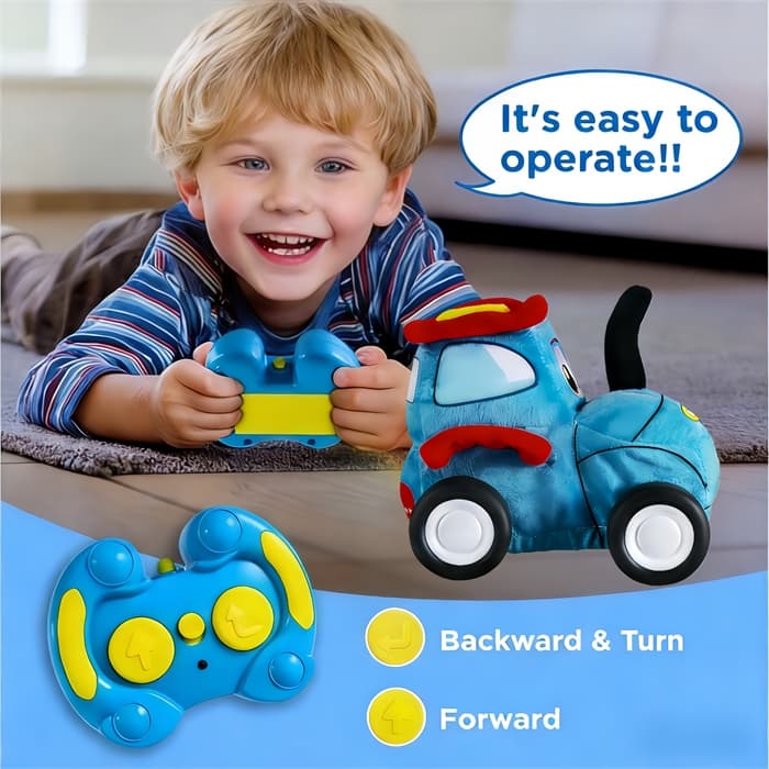 Плюшевая машина с ДУ Police QL8001C-3