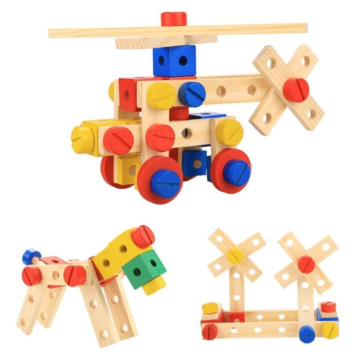 Деревянный конструктор Самолет