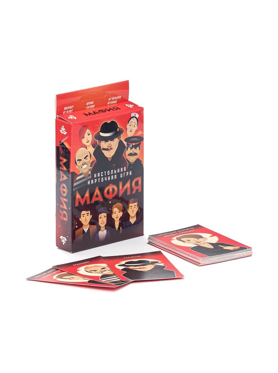Настольная игра "Мафия"красный