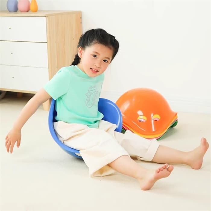 Детские вестибулярные качели-балансир Черепашка LY-1014 (Оранжевый)