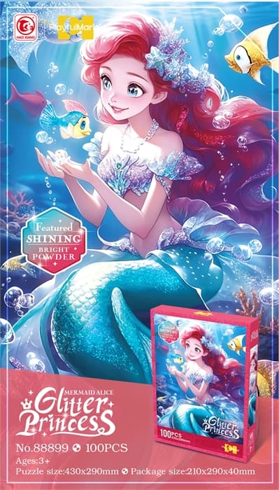 Пазл с блёстками 88899