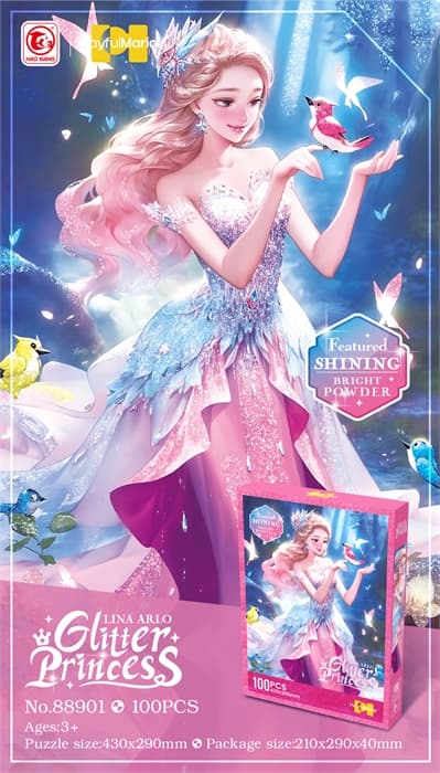 Пазл с блёстками 88901