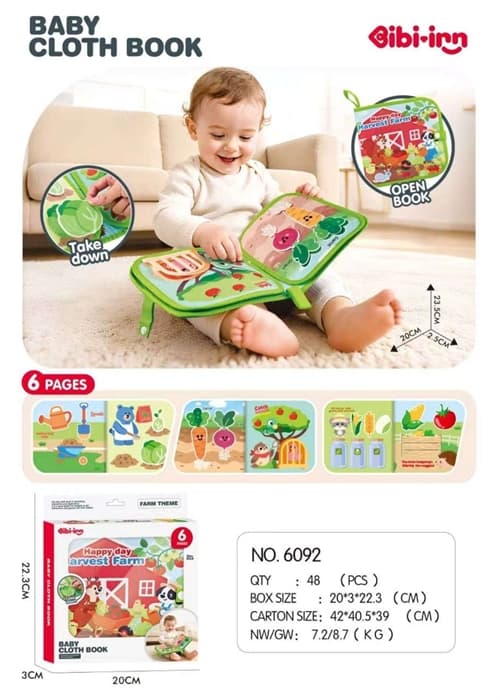 Книжка-игрушка Busy book Ферма 6092