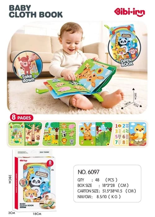 Книжка-игрушка Busy book Животные 6097