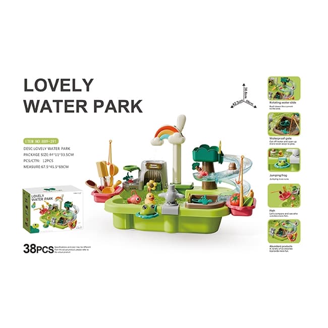 Детский водопадный стол для игры 889-391