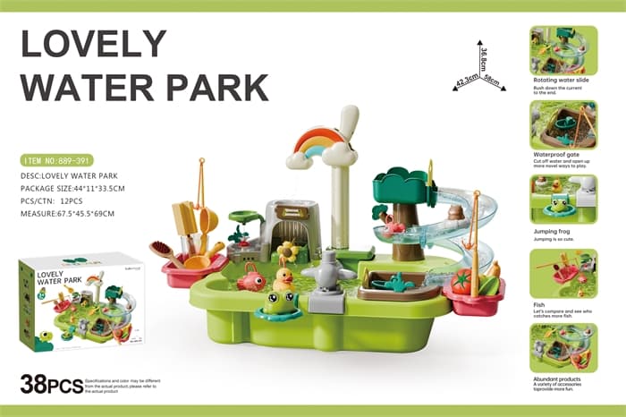 Детский водопадный стол для игры 889-391