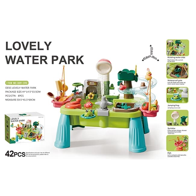 Детский водопадный стол для игры 889-391