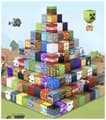 Конструктор магнитный Minecraft 150 дет. Red